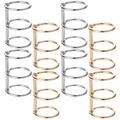 binder rings 8pcs Metal Binder Rings Book Rings Loose Leaf Rings 3-Ring Binding Rings