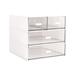 1pc Desktop Storage Box Sundries Storage Box Drawer Design Sundries Organizer