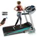 ADNOOM Treadmill with 15-level Auto Incline 300LBS Electric Treadmill for Home Gym Cardio Training 3.25HP Running Machine Home Exercise Smart APP & Audio Speakers LED