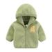 Eashery Lightweight Jacket for Girls Kids Coat Warm Hooded Parka Jacket Baby Boys Girls Top Toddler Jacket (Green 12-24 Months)