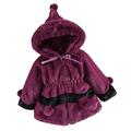 Eashery Baby and Toddler Girlsâ€™ Jacket Basic Denim Soft Stretch Jean Jacket Lightweight Pullover Top Jackets for Girls (Purple 2-3 Years)