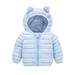 Eashery Boys and Toddlers Lightweight Jacket Full Zip Hoodie Jacket Fall Winter Pullover Tops Toddler Boy Jackets (Light Blue 18-24 Months)