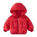 Eashery Boys Winter Jacket Basic Denim Soft Stretch Jean Jacket Fall Winter Pullover Tops Boys Outerwear Jackets (Red 3-4 Years)