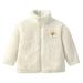 Eashery Lightweight Jacket for Girls Kids Water Resistant Puffer Coat Padded Puffer Jacket Baby Boys Girls Top Girls Jacket (White 12-18 Months)