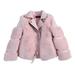 Eashery Girls Windbreaker Jacket Cotton Windproof Warm Winter Coats Long Sleeve Cotton Pullover Tops Jackets for Girls (A 6-7 Years)