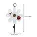 hooks 4pcs Resin Hooks Daisy Decorative Hooks Wall Hooks Wall Hangers Hanging Wall Mounted Key Hook for Home Restaurant (White)