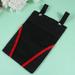 Hanging Bag 2pcs Hanging Bag Front Basket Hanging Pouch Electromobile Basket Haning Container for Bike Electromobile (Black Red)