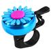 BESPORTBLE Sunflower Shaped Bike Bell Kids Children Bell Cycling Bell Handlebar Vintage Mini Bell and Horns for Adults Kids Safety Warning Bike Bell Gift (Blue)