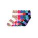 MOPAS Women s 6 Pairs Winter Cozy Slipper Fuzzy Soft Socks [Pattern: Stripe-A(Non-Skid)]