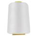 sewing thread 2 Rolls Polyester Sewing Threads High Polyester Threads Wear Resistant Sewing Threads Sewing Machine Tower Thread Sturdy Sewing Machine Accessory for Home Store (White 5400M/Roll)