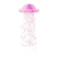 FNGZ Hanging Ornament Mermaid Hanging Jellyfish Paper Lantern Party Decoration Hanging Mermaid Wishes Lantern Under Sea Mermaid Themed Birthday Baby Shower Wedding Family Party Decor Home Decor Pink