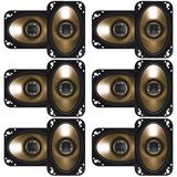 Lot of (12) Polk Audio DB461 4-by-6-Inch Coaxial Speakers (Pair Black)