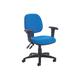 Point Medium Back Operator Office Chair With Height Adjustable Arms, Value, Fully Installed