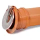 Karmat 110mm Pvc Plastic Check Flap Ending Waste Valve Self Activating End Drainage Backwater