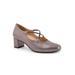 Extra Wide Width Women's Demi Pump by Trotters in Pewter (Size 9 WW)