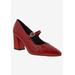 Wide Width Women's Vex Pump by Bellini in Red Croc Combo (Size 8 W)