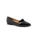 Women's Elsie Casual Flat by Trotters in Black Patent (Size 9 1/2 M)