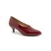 Wide Width Women's Kimber Pump by Trotters in Sangria Patent (Size 7 W)