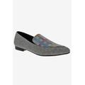 Wide Width Women's Ferris Casual Flat by Bellini in Grey Multi Wool (Size 12 W)