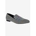 Wide Width Women's Ferris Casual Flat by Bellini in Grey Multi Wool (Size 12 W)