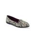 Women's Brielle Casual Flat by Aerosoles in Natural Print Snake (Size 5 1/2 M)