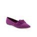 Women's Dilion Casual Flat by Aerosoles in Dark Purple Suede (Size 5 1/2 M)