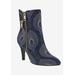 Women's Claudette Bootie by Bellini in Navy Gold Combo (Size 11 M)