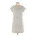 Banana Republic Factory Store Casual Dress: Gray Dresses - Women's Size 10
