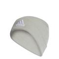 adidas Unisex Logo Beanie Wonder Silver/White, XS