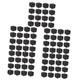 Didiseaon 100 Pcs decorate wedding square black decorations food cake box chocolates gift romantic container black wedding decorations mini bridesmaids gift blank black box paper cup paper