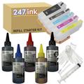247.ink 26XL Refill Starter Kit Compatible with Epson Expression Premium XP-620 XP-610 XP-605 XP-510 XP-600 XP-615 XP-710 XP-720 XP-810 Printers