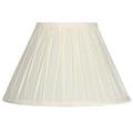 Lamp Shades for Table Lamps | Ivory Pleated Empire Shade for Table Lamps | Retro Lampshades for Livingroom | Off White Tapered Lampshades for Floor Lamps | Bedside Table Lamp Shades Only for Bedroom