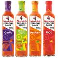 Peri Peri Sauce Bundle with Nandos Peri Peri Sauce Lemon & Herb, Garlic, Medium & Hot 500g (4 Pack)