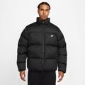 Steppjacke NIKE SPORTSWEAR "M NK TF CLUB PUFFER JKT" Gr. L, schwarz-weiß (black, white) Herren Jacken Sportjacken