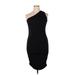Shein Casual Dress - Bodycon Open Neckline Sleeveless: Black Solid Dresses - Women's Size 0X