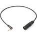 Remote Audio Unbalanced Adapter Cable 3.5mm RA TS Jack to 3-Pin XLR Male (18") CAX3M1/8MSD