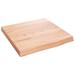 Loon Peak® Wall Shelf Light 6.7"X19.7"X0.8" Treated Solid Wood Oak Wood in Brown | 1.6 H x 15.7 W x 15.7 D in | Wayfair