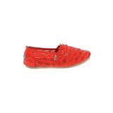 TOMS Flats: Red Shoes - Women's Size 6 1/2
