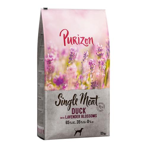 10 € Rabatt! 12 kg Purizon - Adult Single Meat: Ente mit Lavendelblüten