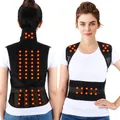 Self-heating Magnetic Therapy Support Belt Shoulder Back And Neck Massager Spine Lumbar Brace