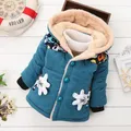 Winter Thick Jacket For Girls Boys Coats Christmas Casual Jacket Baby Kids Warm Coat 1 2 3 4 Yrs
