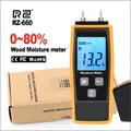 RZ Wood Water Moisture Meter Portable Digital Wood Concrete Moisture Content Tester Tools Timber