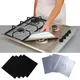 4/1pc Square Foil Gas Hob Protector Liner Reusable Easy Clean Protection Pad Gas Stove Stovetop