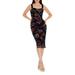 Nicole Sequin Floral Sheath Dress