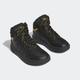 Sneaker ADIDAS SPORTSWEAR "HOOPS MID 3.0 KIDS" Gr. 35, schwarz (core black, core preloved yellow) Kinder Schuhe Trainingsschuhe