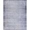 Ahgly Company Machine Washable Abstract Slate Blue Grey Blue Area Rugs