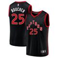 Chris Boucher Men's Fanatics Branded Black Toronto Raptors Fast Break Replica Custom Jersey - Statement Edition