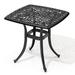 Outdoor Cast Aluminum Side Table Small Patio Coffee Table