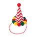 NUOLUX Pet Hat Party Decoration Hat Cat Pointed Hair Ball Dog Party Hats Funny Headgear Birthday Party Decoration Supplies