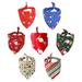 GlorySunshine Pet Christmas Cotton Triangle Scarf Saliva Towel Pet Costume Accessories for Small Medium Large Dogs Cats
